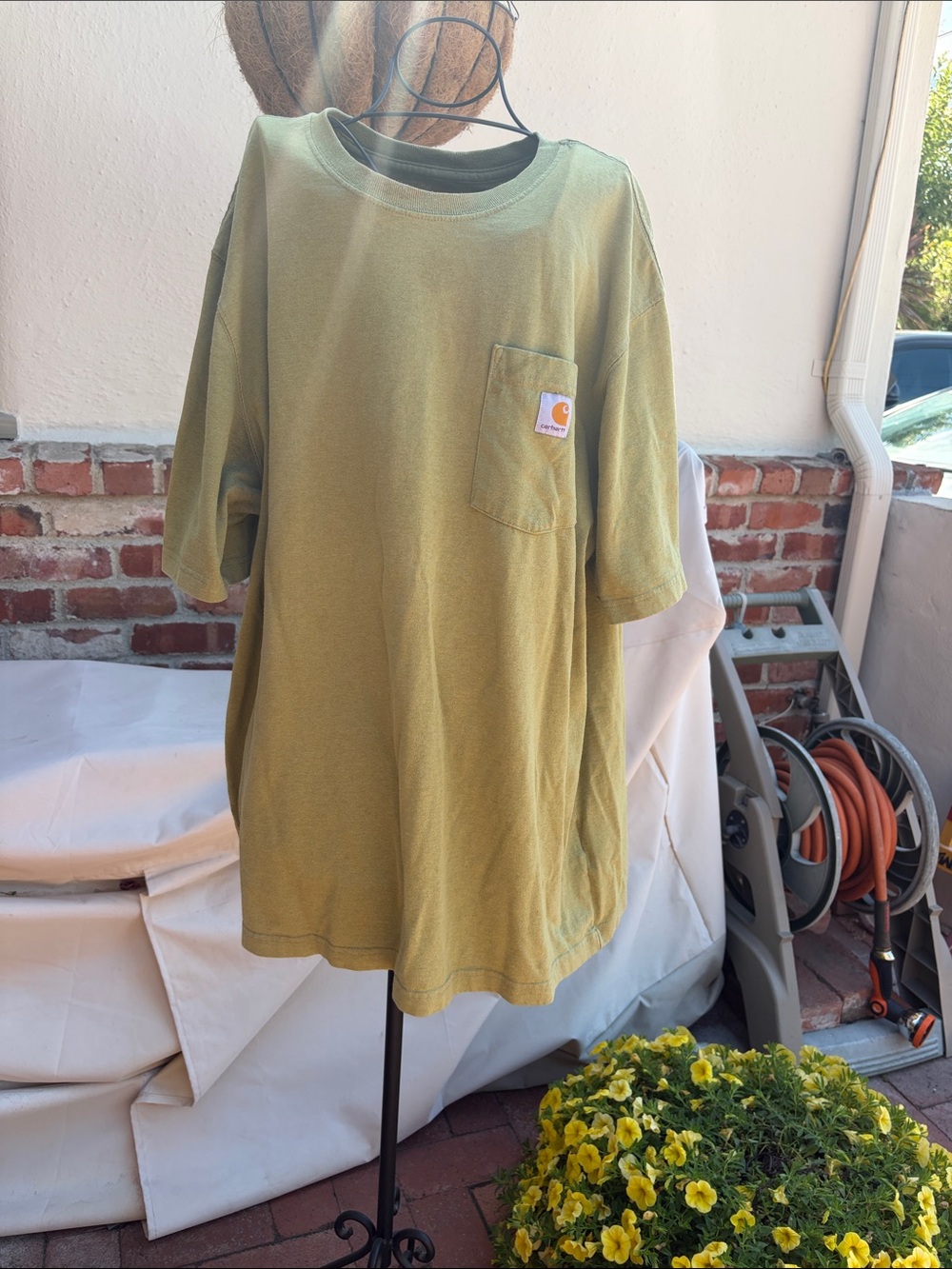 Carhartt Short Sleeve Pocket Tee in Olive